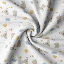 Coated  Cotton ZIPOPO White / Mixed Multicolored